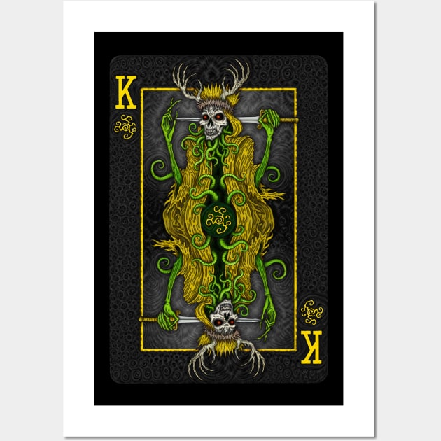 Suicide King in Yellow - Azhmodai 2019 Wall Art by azhmodai